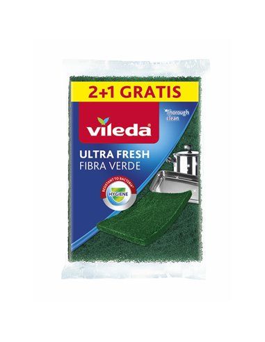 FIBRA VERDE ULTRA FRESH 2+1 166240 VILEDA