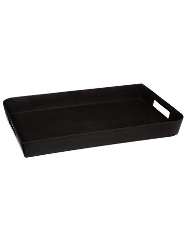 BANDEJA MELAMINA 45X30CM NEGRA  COL.'NOIR KITCHEN'