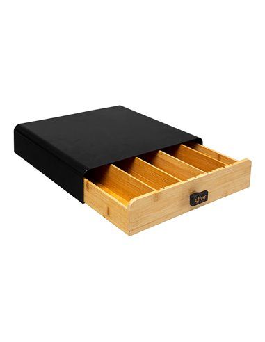 CAJA ALMACENAMIENTO TODO TIPO CAPSULAS COL.'NOIR KITCHEN'