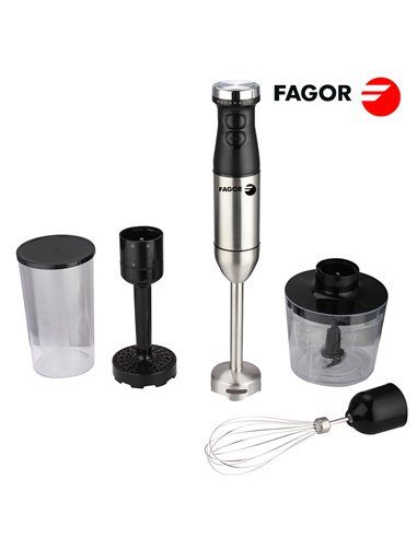 Batedeira 800w + acessórios fagor ø5,3x39,5cm