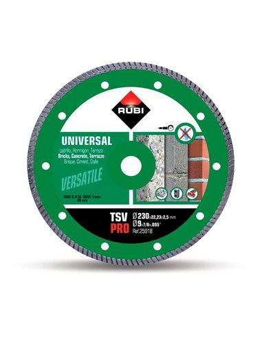 Disco diamantado TSV 230mm Pro 25918 RUBI