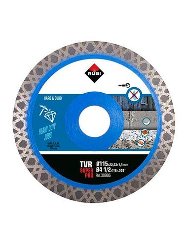 Disco diamantado Superpro 30986 RUBI 115mm TVR