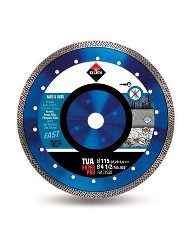 DISCO DIAMANTE TVA 115 SUPERPRO 31932 RUBI