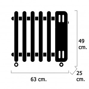 Radiador de mica Edm 1500 W 07142