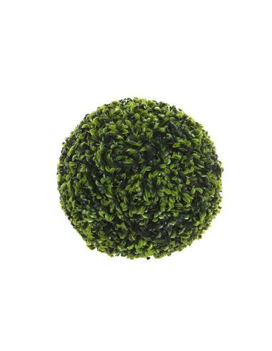 ESFERA DECORATIVA DE HOJA DE TÉ VERDE ARTIFICIAL Ø27CM