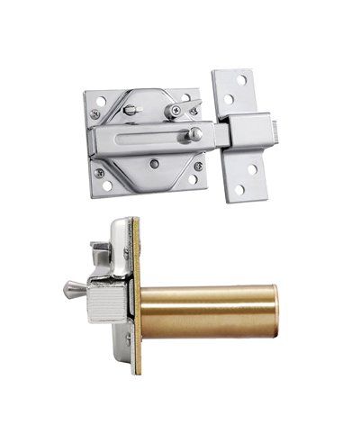 IFAM CS88SC M50 Deadbolt Acabamento Cromado Acetinado Cilindro de 50mm com 5 Chaves de Segurança