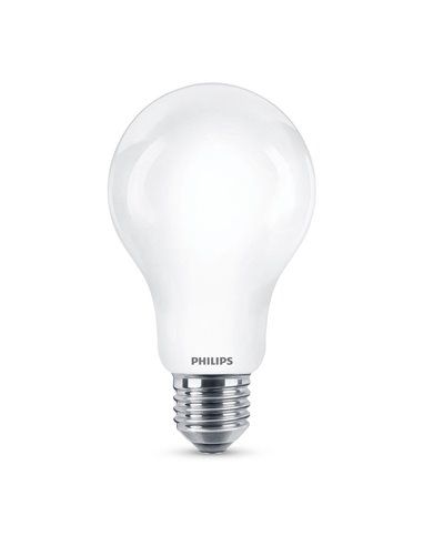 Lâmpada LED E27 Padrão PHILIPS 17,5W 2452lm 2700K Luz Quente 7,5x12,1cm