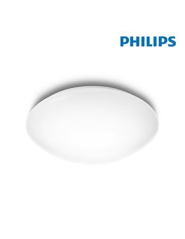 PLAFON INTERIOR DE LED 12W 2300lm 6500K LUZ FRIA MOD. SUEDE Ø28x7,94cm PHILIPS