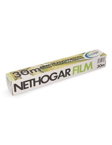 PAPEL FILM TRANSPARENTE 30M NETHOGAR