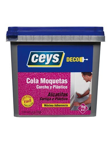 Cola Profissional para Carpetes e Tapetes CEYS 1kg 504712