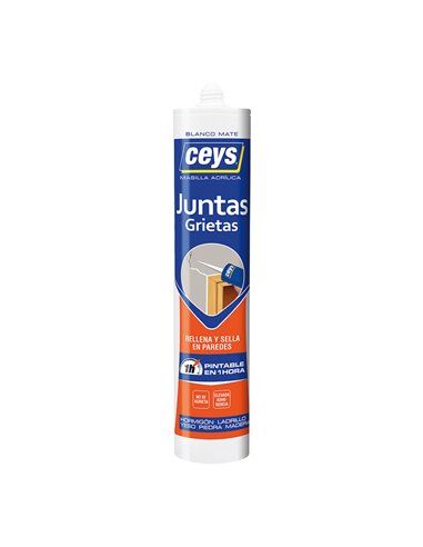 CEYS JUNTAS GRIETAS BLANCO CARTUCHO 280ml 505602