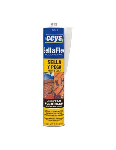 Cartucho profissional de selante flexível multiuso cinza CEYS 505802