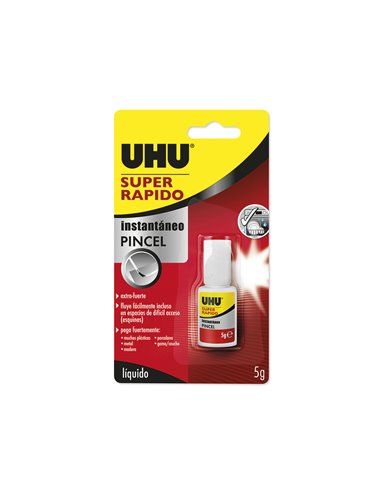 UHU SUPER RÁPIDO PINCEL 5g REF. 36581