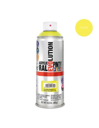 PINTURA EN SPRAY PINTYPLUS EVOLUTION 520CC  FLUOR.AMARILLO F146