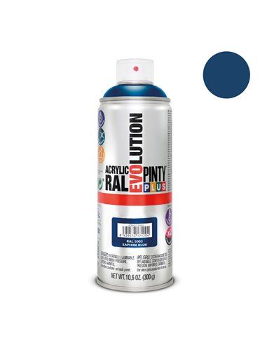 PINTURA EN SPRAY PINTYPLUS EVOLUTION 520CC RAL 5003 AZUL ZAFIRO