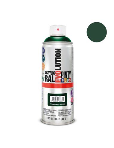 Tinta spray PintyPlus Evolution - RAL 6009 Deep Fir Green 520cc