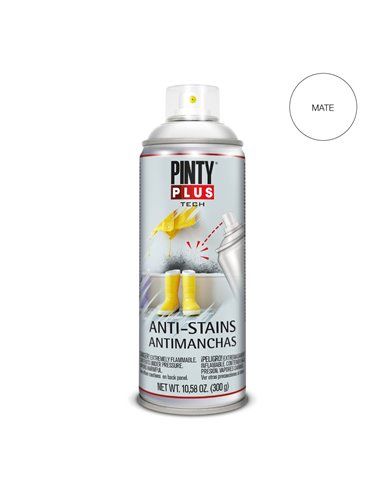 PINTURA EN SPRAY PINTYPLUS TECH ANTIMANCHAS SPRAY 520CC X101 BLANCO