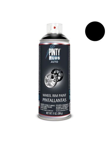 PINTURA EN SPRAY PINTYPLUS AUTO 520CC PINTA LLANTAS L104 NEGRO