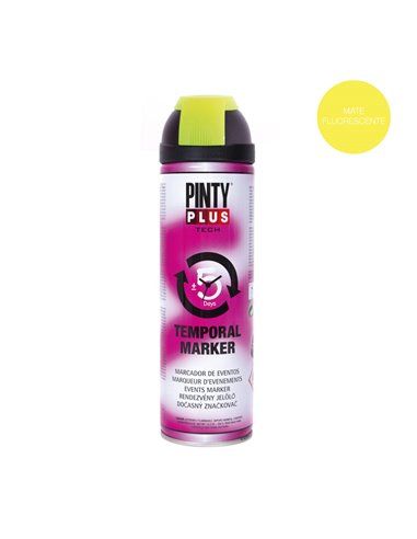 PINTURA EN SPRAY PINTYPLUS TECH MARCADOR EVENTOS 650 CC AMARILLO T146