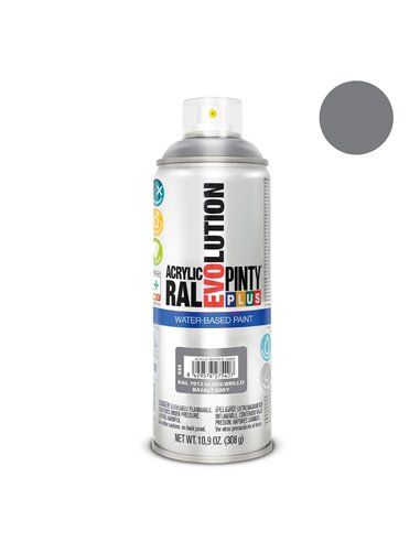 PINTURA EN SPRAY PINTYPLUS EVOLUTION WATER-BASED 520CC RAL 7012 GRIS BASALTO