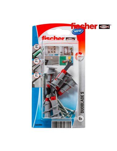 BLISTER 6 UNI DUOBLADE  S  545684 FISCHER