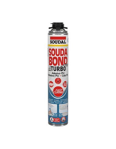 SOUDAL Turbo Soudabon Turbo Espuma Adesiva para Pistola 750ml