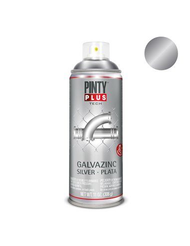 SPRAY GALVANIZADO EN FRÍO PLATA PINTYPLUS TECH