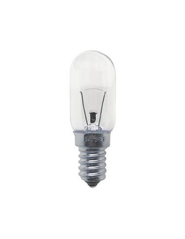 BOMBILLA INCANDESCENTE PEBETERO TUBULAR CLARA E14 25W 24V