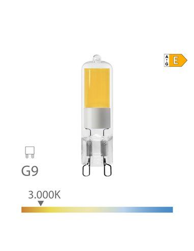 Lâmpada LED EDM G9 5W 550lm 3000K Cristal de Luz Quente