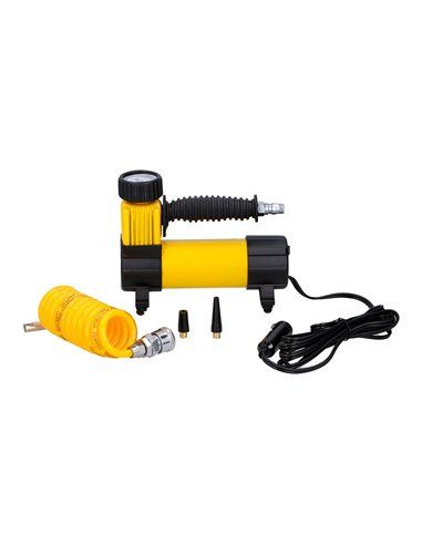 COMPRESOR METÁLICO PARA COCHE 12V DUNLOP