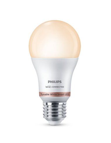 BOMBILLA LED STANDARD E27 8W 2.700K-6.500K 806lm WIFI PHILIPS WIZ