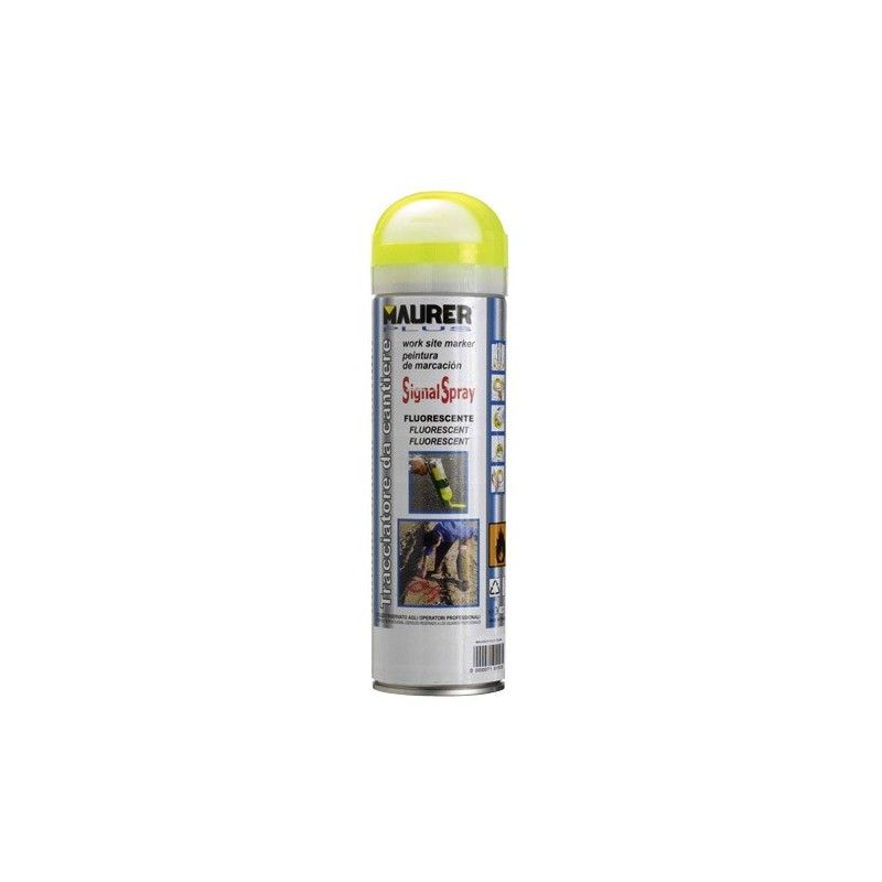 Spray Pintura Trazador Amarillo Fluoresce 500 ml.