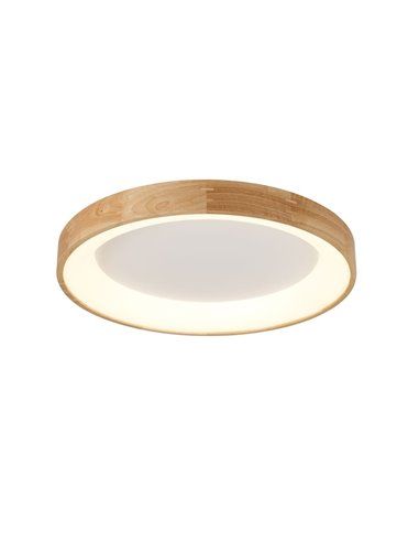 Plafon LED de madeira natural Mad 42W