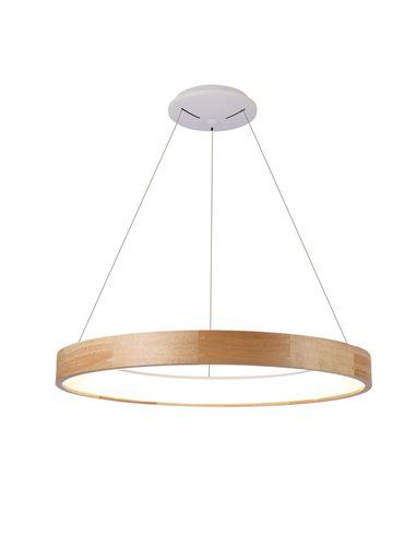 Lámpara de techo led Mad 42W madera natural