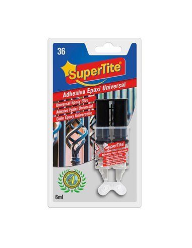 Adesivo epóxi Supertite 2 componentes (seringa de 6ml)