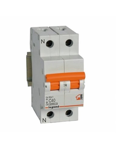 INT.AUT LEGRAND RX3 1PN 40A C 6000A NO ACC NAR