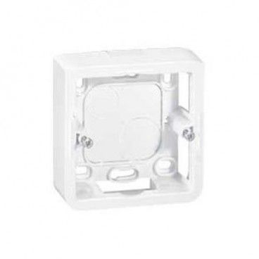 Caja de superficie para dos módulos 30mm profundidad Legrand 80280
