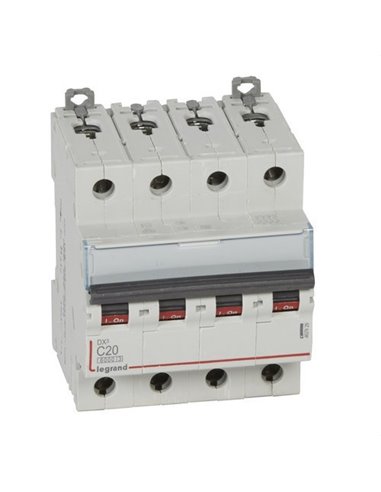 Circuit breaker DX3 6/10kA-C 4P 20A