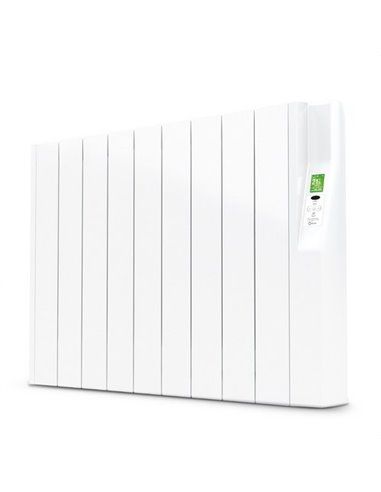 ROINTE SRN0990RAD2 | Emisor térmico eléctrico digital SYGMA impar 990W 9 elementos blanco de bajo consumo 575x827x98mm