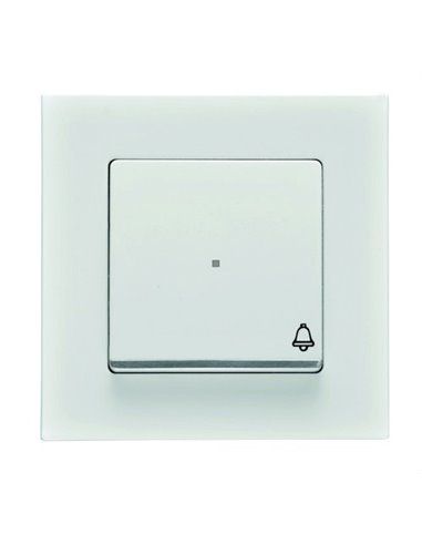 Chave do símbolo do capô do difusor cromado em branco polar | Siemens Delta MIRO5TG62705CW11