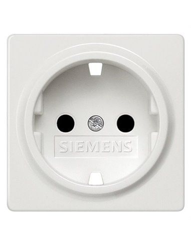 Tapa Schuko Miro protección infantil en blanco polar