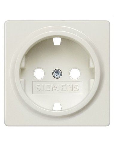 Boné Schuko para 18524 em branco polar | Siemens Delta MIRO 5UH10724WH