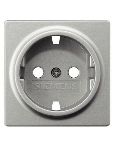 Tampa Schuko para 18524 em alumínio | Siemens Delta MIRO 5UH10724AM