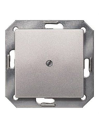 Placa cega 55x55mm em alumínio metalizado | Siemens Delta MIRO5TG1250