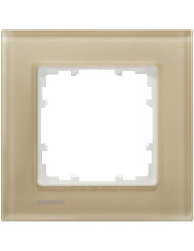 Moldura 1 elemento 90x90mm em areia | Siemens Delta MIRO 5TG12014