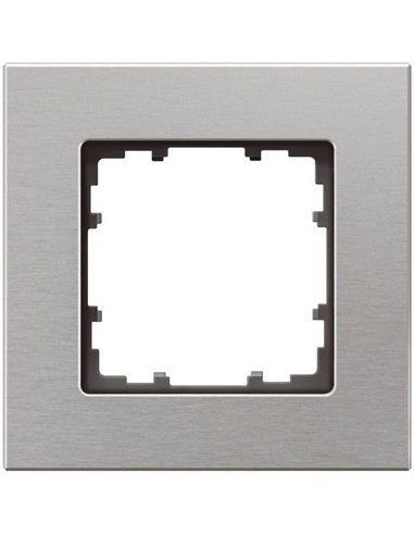 Moldura 1 elemento 90x90mm em alumínio | Siemens Delta MIRO 5TG11210