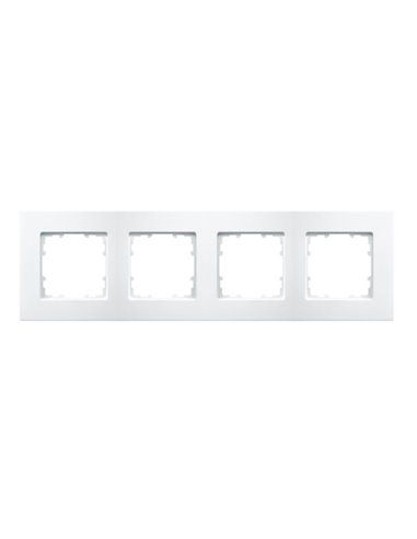 Marco 4 elementos 303x90mm en blanco polar | Siemens Delta MIRO 5TG11140WH