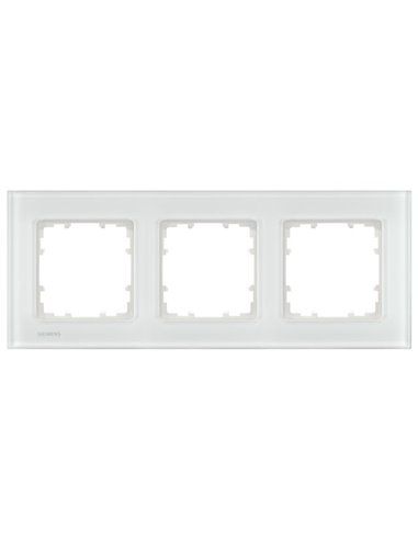 Marco triple Delta miro 232x90mm en blanco