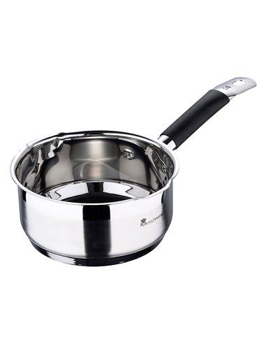 Panela Ø16x7,5cm 1.3L Aço Inox Foodies BGMP-1500-BK Masterpro