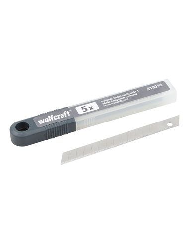 Lâminas separáveis Wolfcraft 9 mm - 13 segmentos (pacote 5) (4180000)